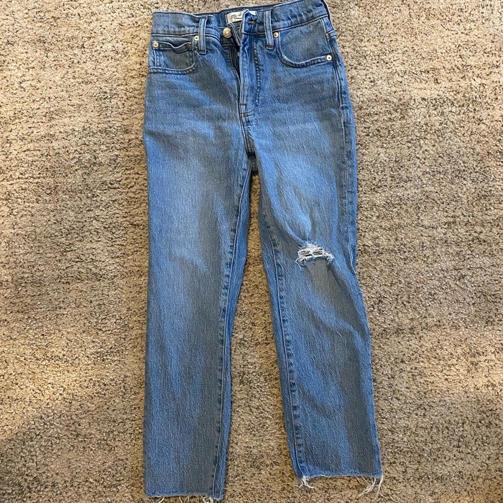 Madewell perfect vintage crop jeans - size 24 petite